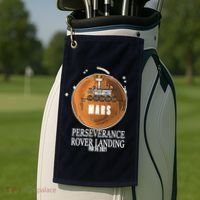 Mars Rover Landing Perseverance Golf Towel thumb 2