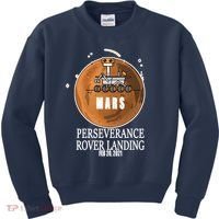 Mars Rover Landing Perseverance Kids Sweatshirt thumb 0
