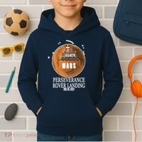 Mars Rover Landing Perseverance Kids Hoodie thumb 2