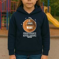 Mars Rover Landing Perseverance Kids Hoodie thumb 3