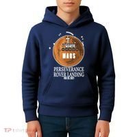 Mars Rover Landing Perseverance Kids Hoodie thumb 4