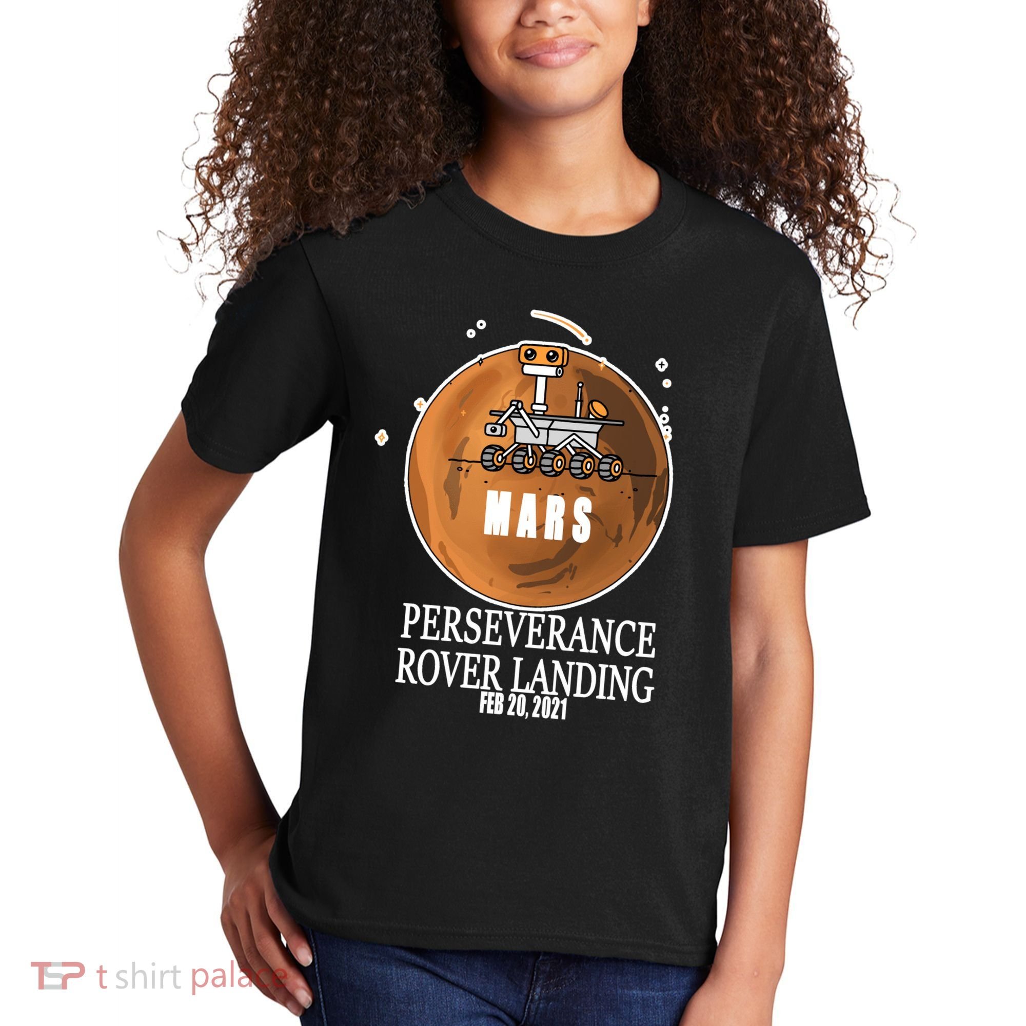 Mars Rover Landing Perseverance Kids T-Shirt