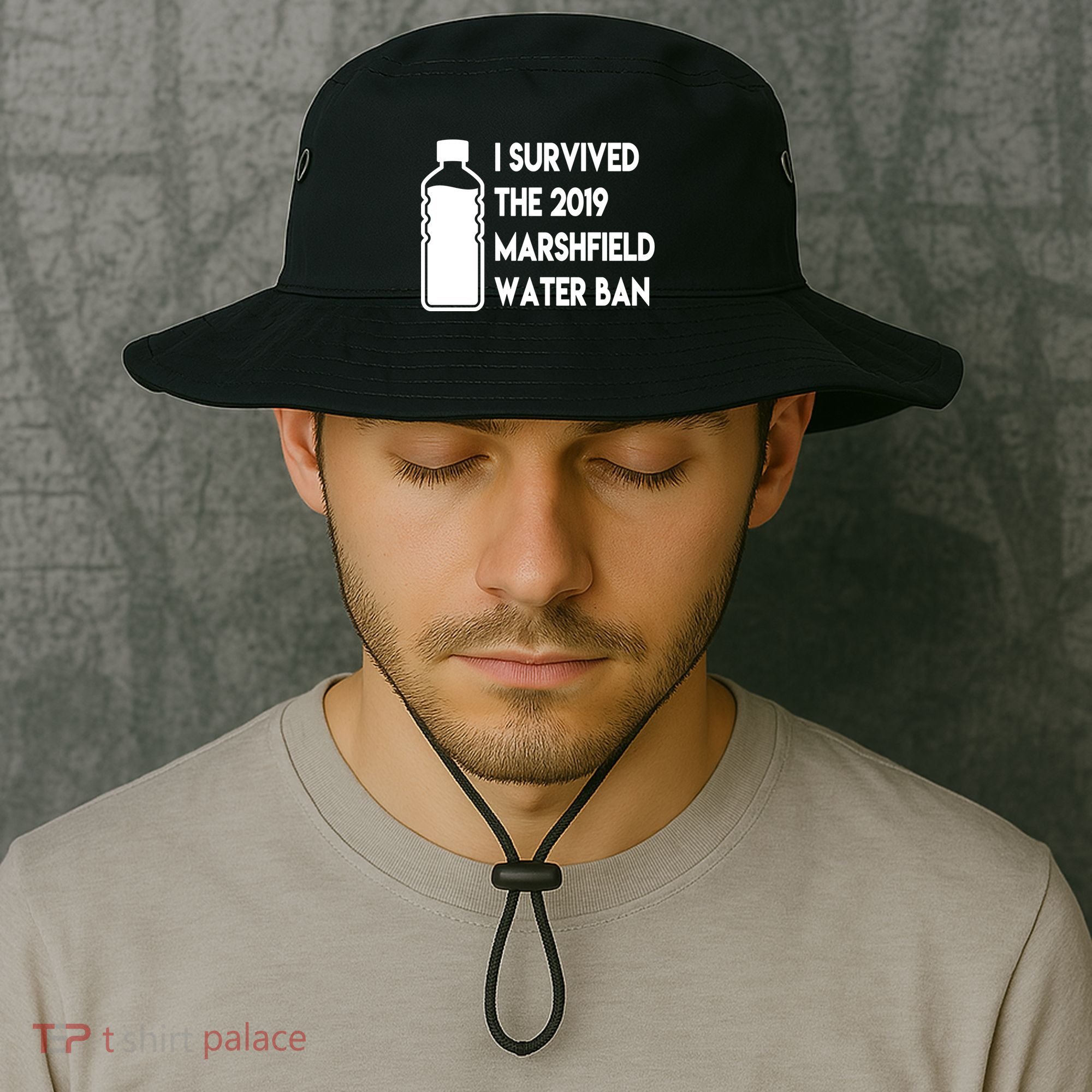 Marshfield water ban  Bucket Hat