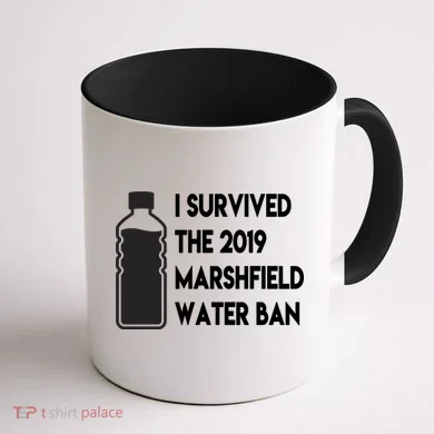 Marshfield water ban Coffee Mug back