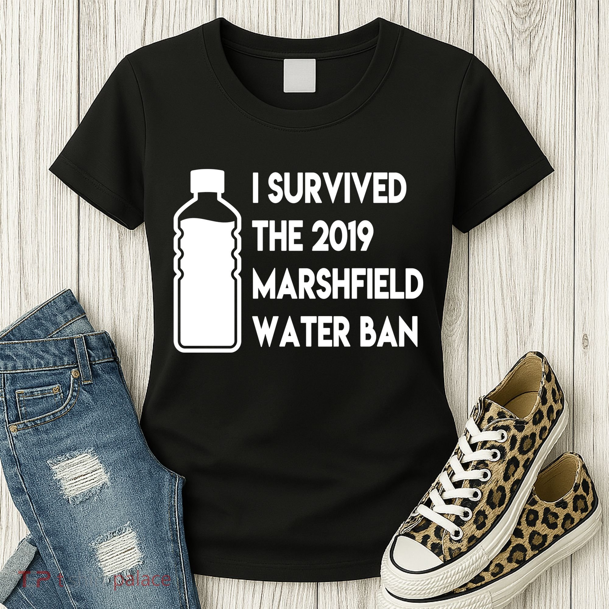 Marshfield water ban  Women's T-Shirt