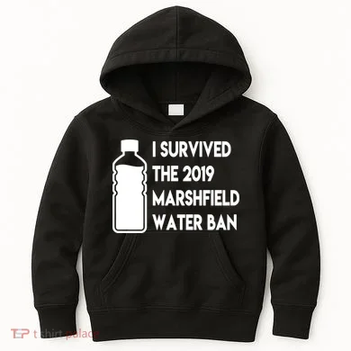 Marshfield water ban  Kids Hoodie