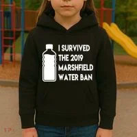 Marshfield water ban  Kids Hoodie thumb 3