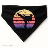 Martial Arts Retro USA-Made Doggie Bandana thumb 0