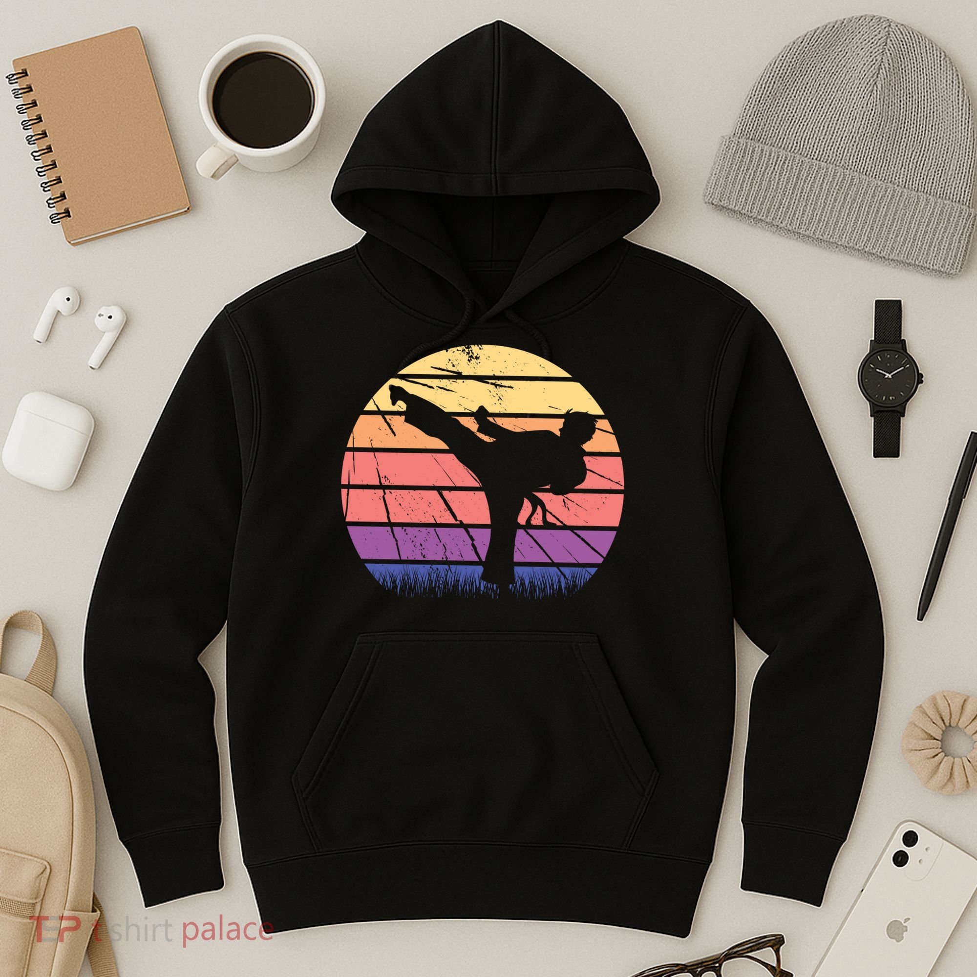 Martial Arts Retro Hoodie