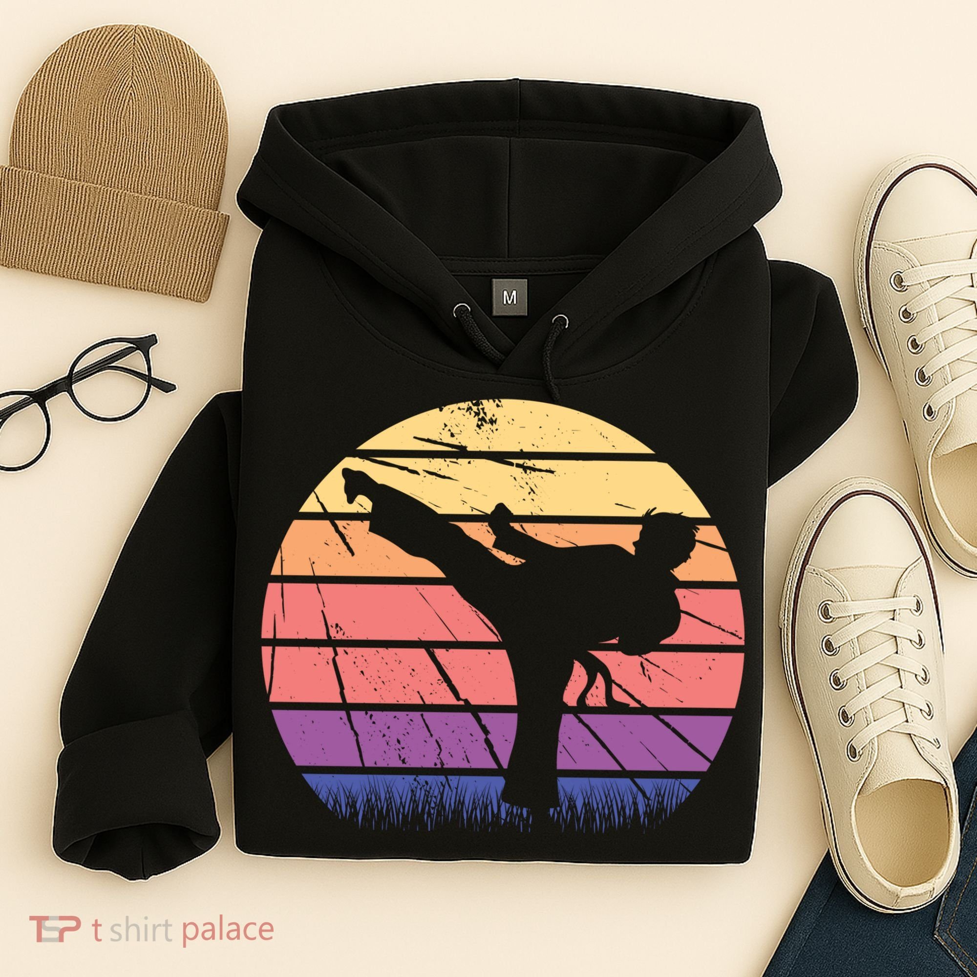 Martial Arts Retro Hoodie