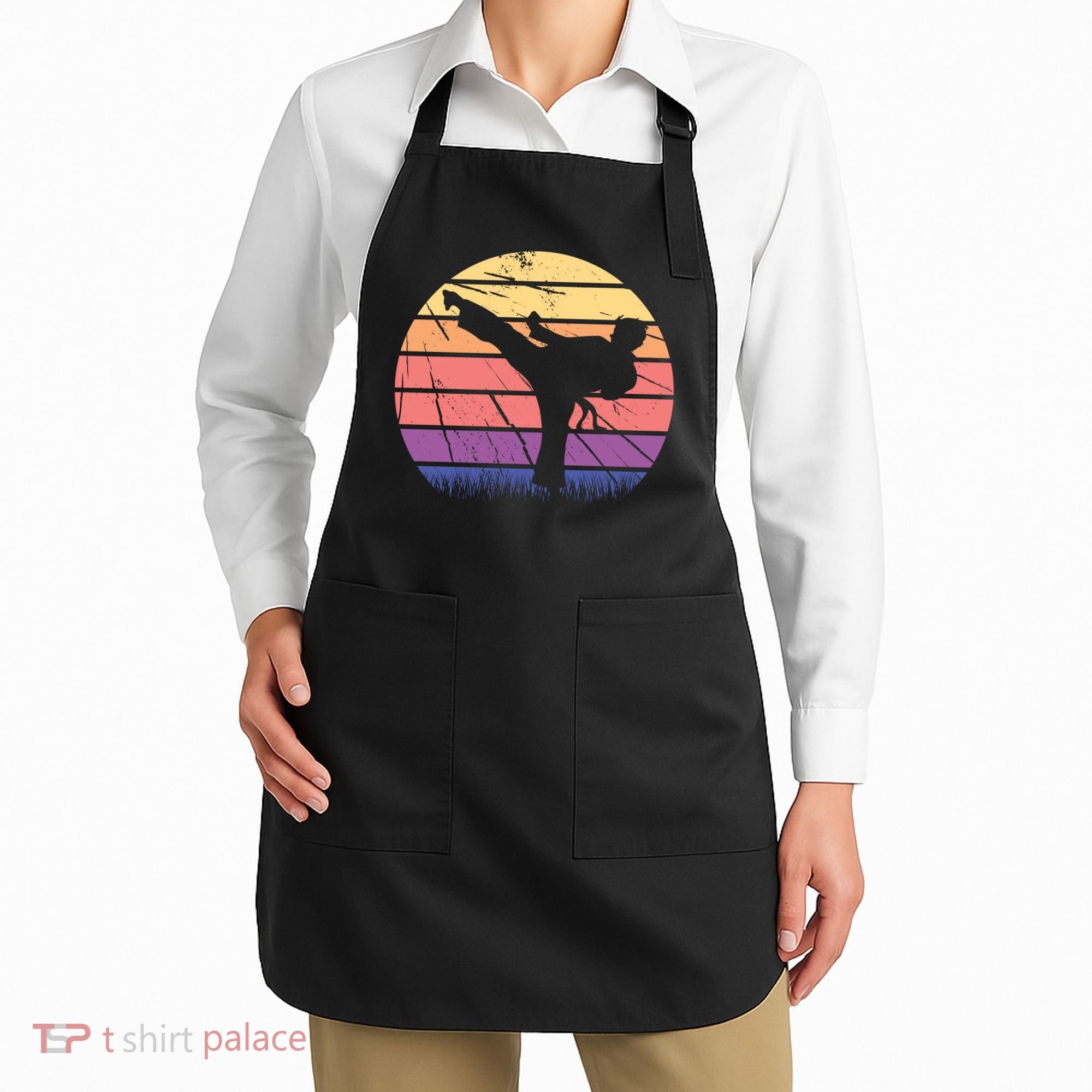Martial Arts Retro Apron