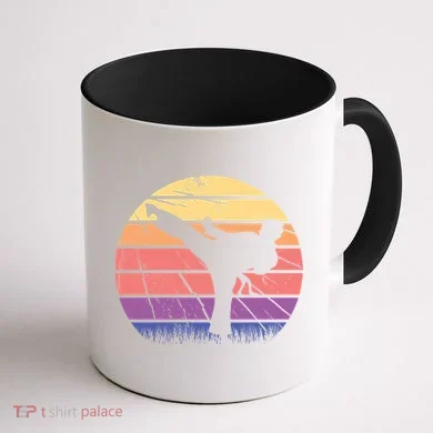 Martial Arts Retro Coffee Mug back