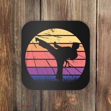 Martial Arts Retro Coaster