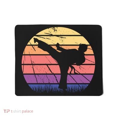 Martial Arts Retro Mousepad