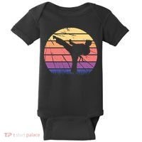 Martial Arts Retro Baby Bodysuit thumb 0