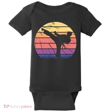 Martial Arts Retro Baby Bodysuit