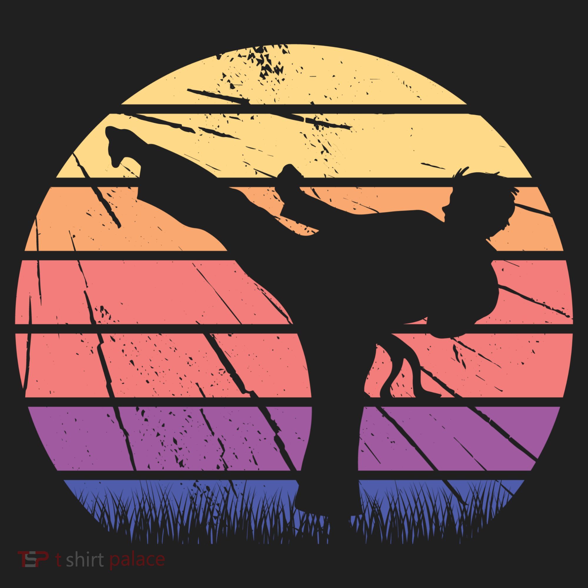 Martial Arts Retro Golf Towel