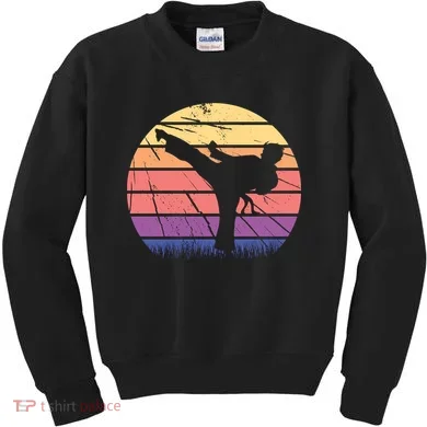 Martial Arts Retro Kids Sweatshirt