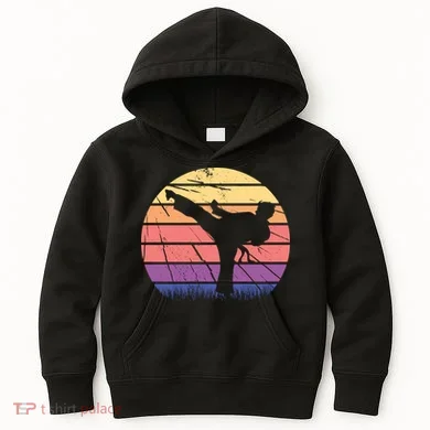 Martial Arts Retro Kids Hoodie