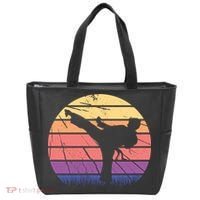 Martial Arts Retro Tote Bag thumb 0