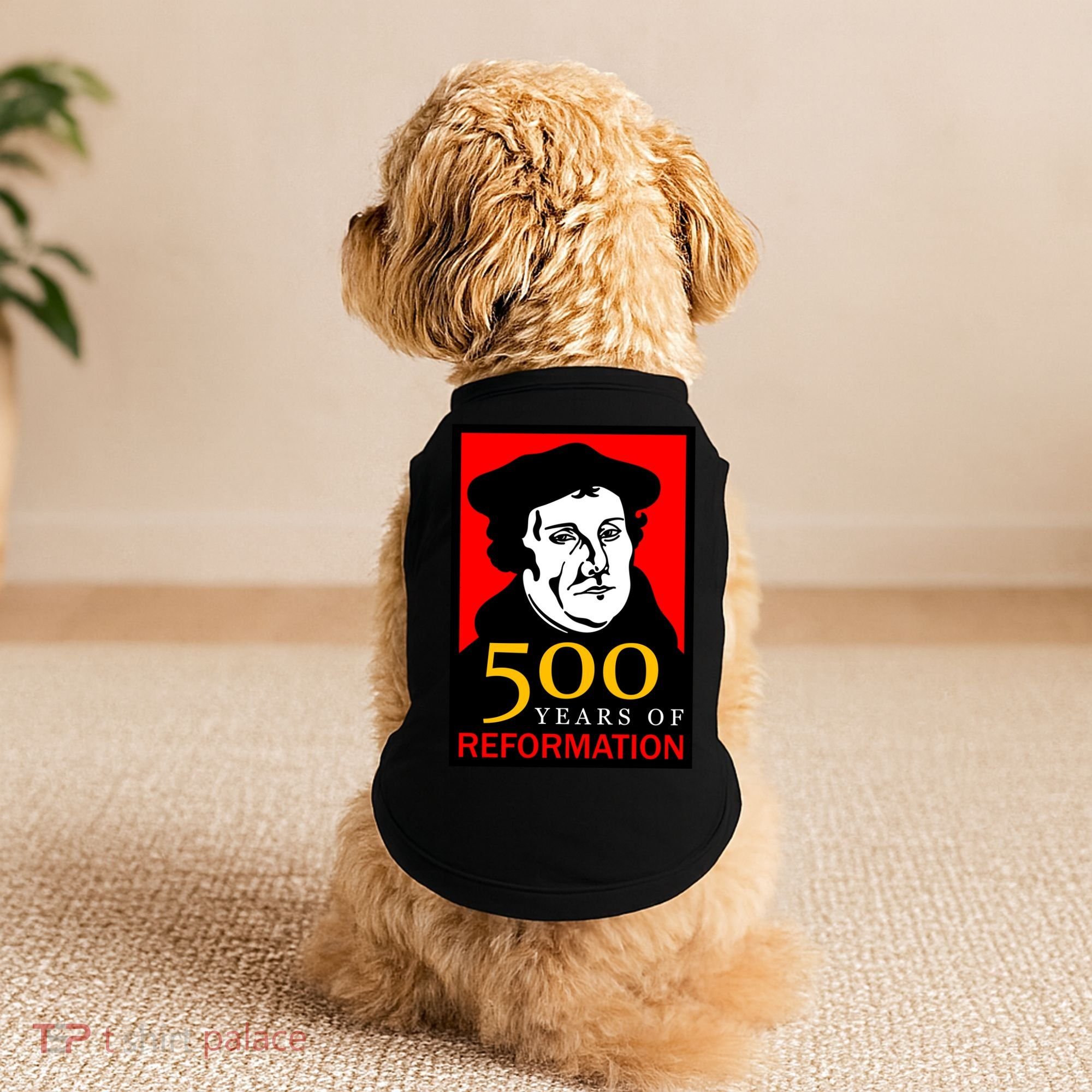 Martin Luther 500 Years of Reformation Day Doggie Tank