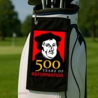 Martin Luther 500 Years of Reformation Day Golf Towel thumb 2