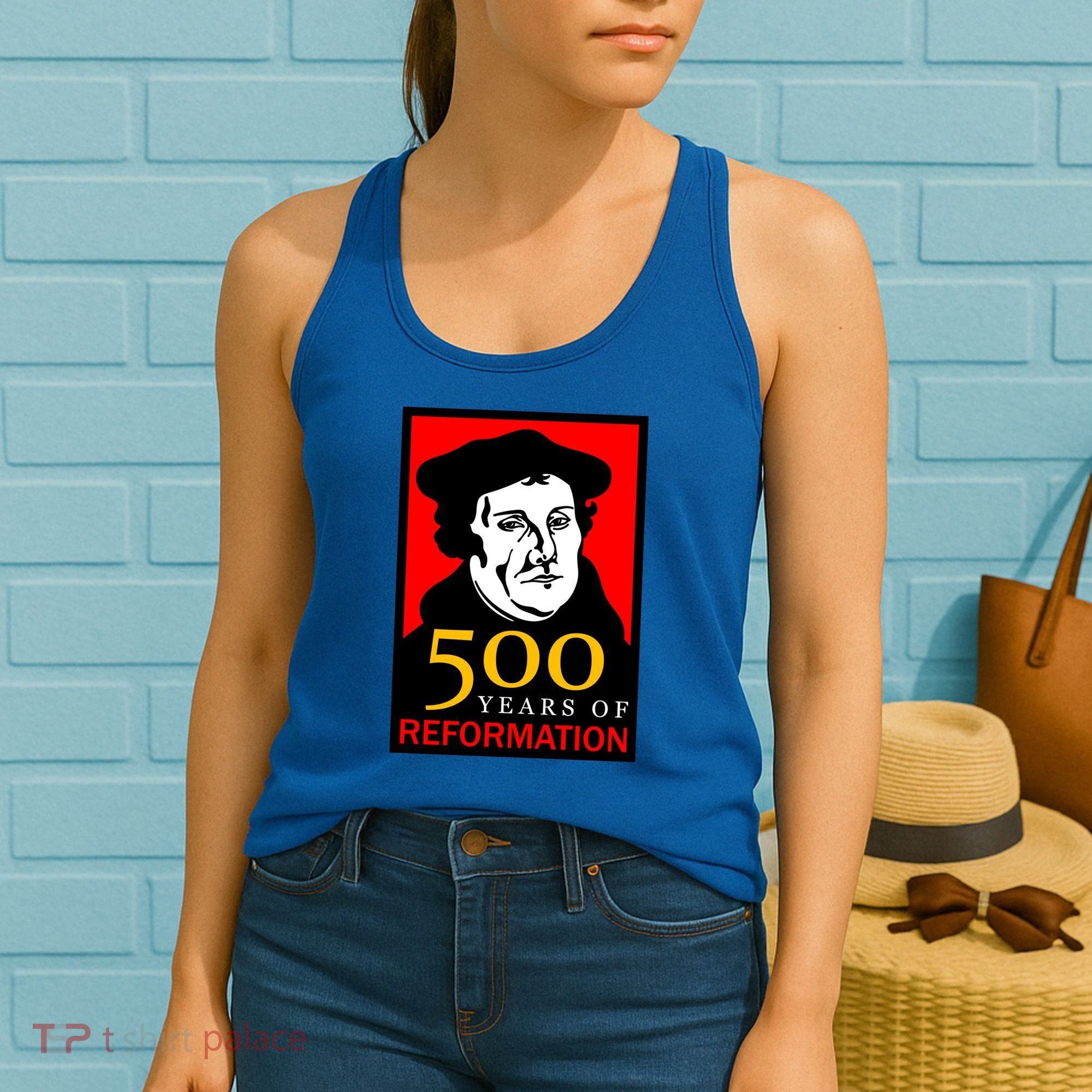 Martin Luther 500 Years of Reformation Day Women's Tank Top