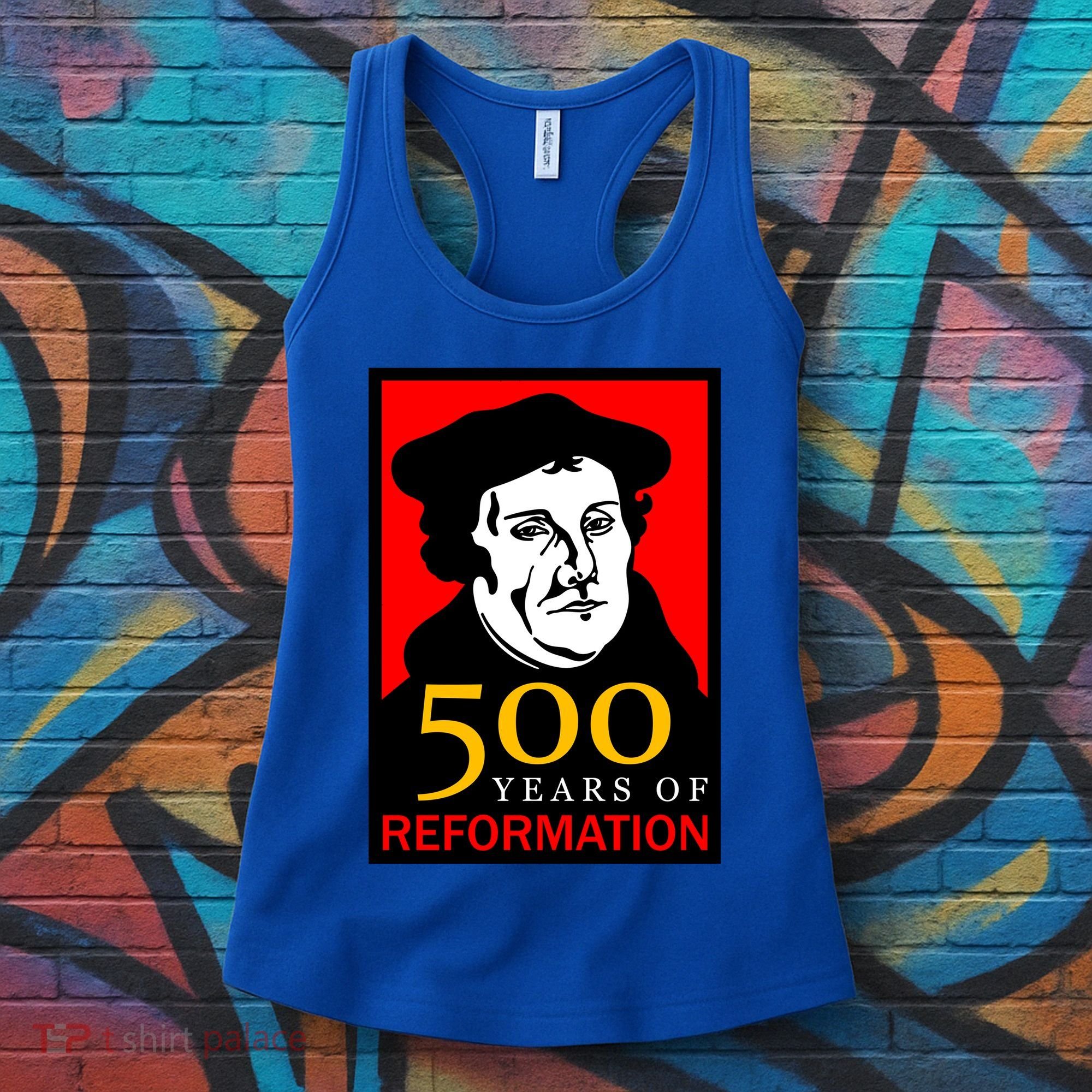 Martin Luther 500 Years of Reformation Day Women's Tank Top