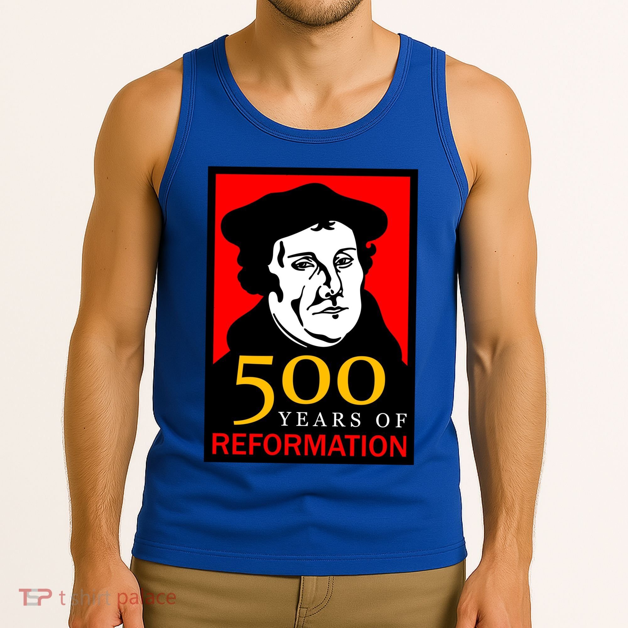 Martin Luther 500 Years of Reformation Day Tank Top