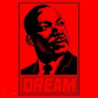 Martin Luther King Dream Santa Hat thumb 1