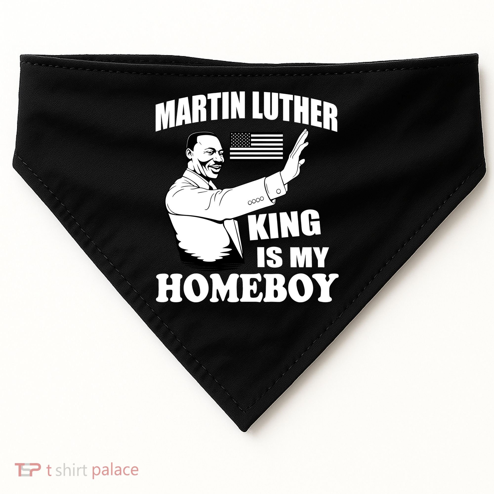 Martin Luther King Is My Homeboy USA-Made Doggie Bandana