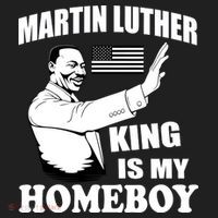 Martin Luther King Is My Homeboy Golf Towel thumb 3