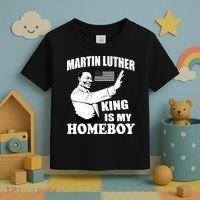 Martin Luther King Is My Homeboy Toddler T-Shirt thumb 3