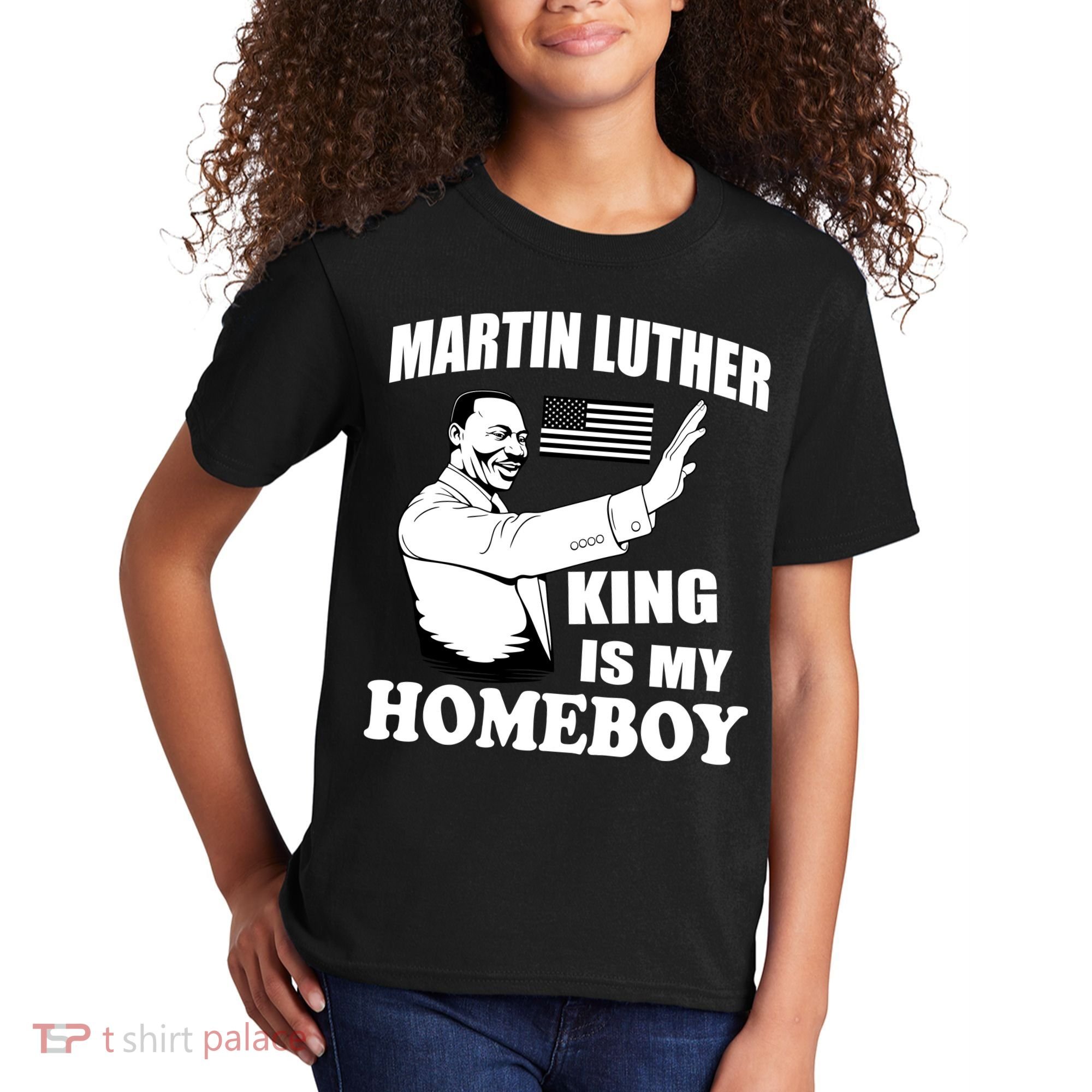Martin Luther King Is My Homeboy Kids T-Shirt