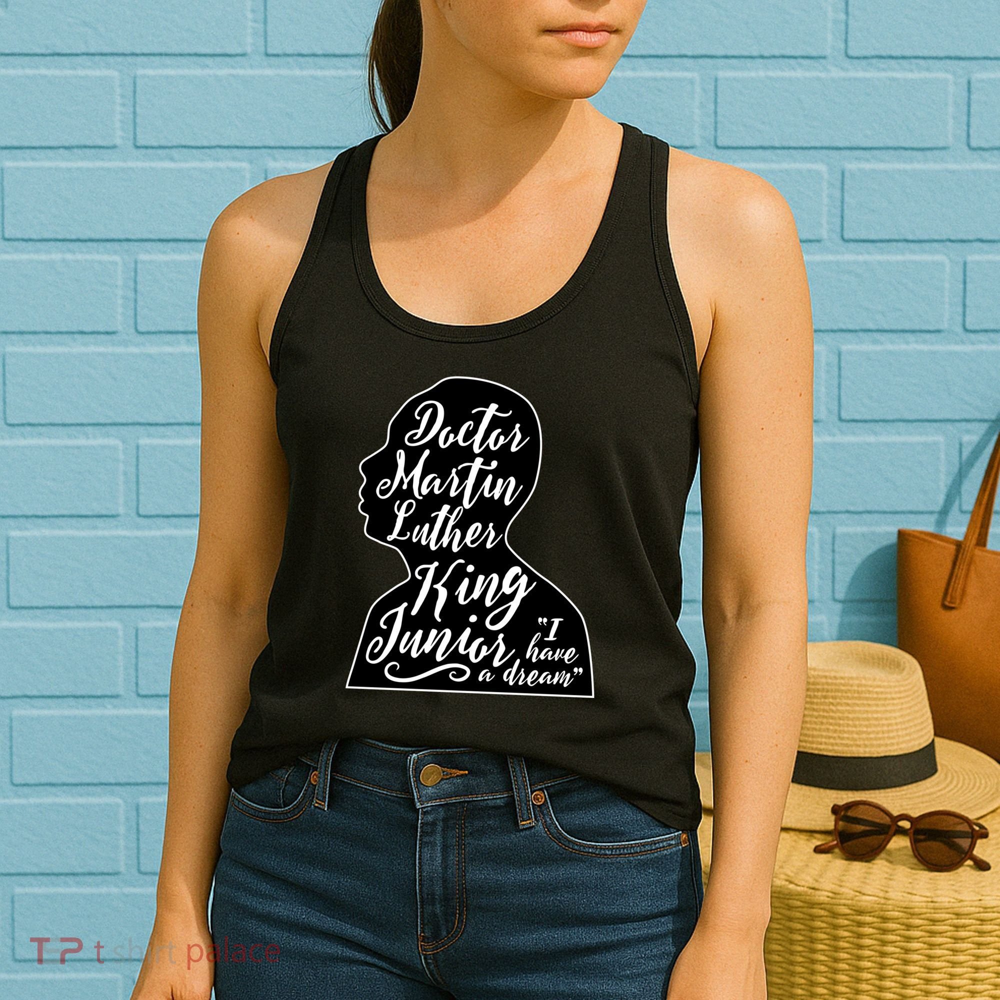 Martin Luther King Jr. I Have a Dream Silhouette Women's Tank Top