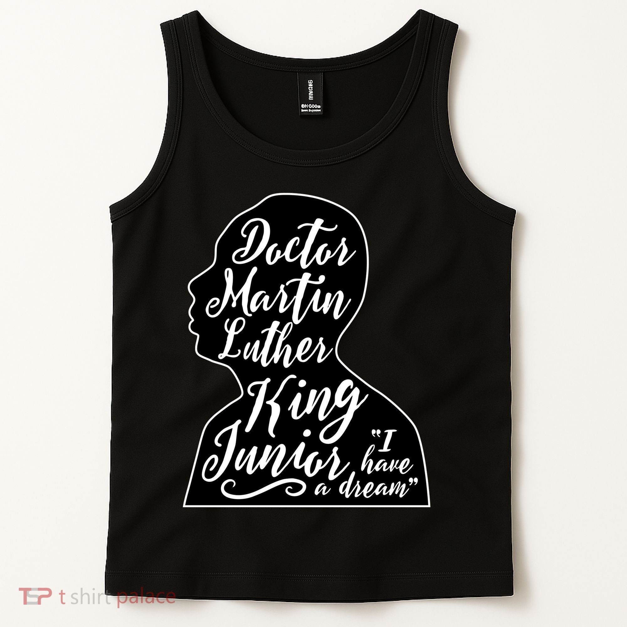 Martin Luther King Jr. I Have a Dream Silhouette Tank Top