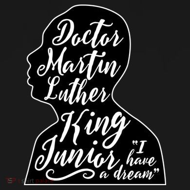 Martin Luther King Jr. I Have a Dream Silhouette Toddler Long Sleeve Shirt