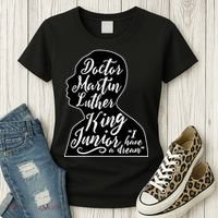 Martin Luther King Jr. I Have a Dream Silhouette Women's T-Shirt thumb 3