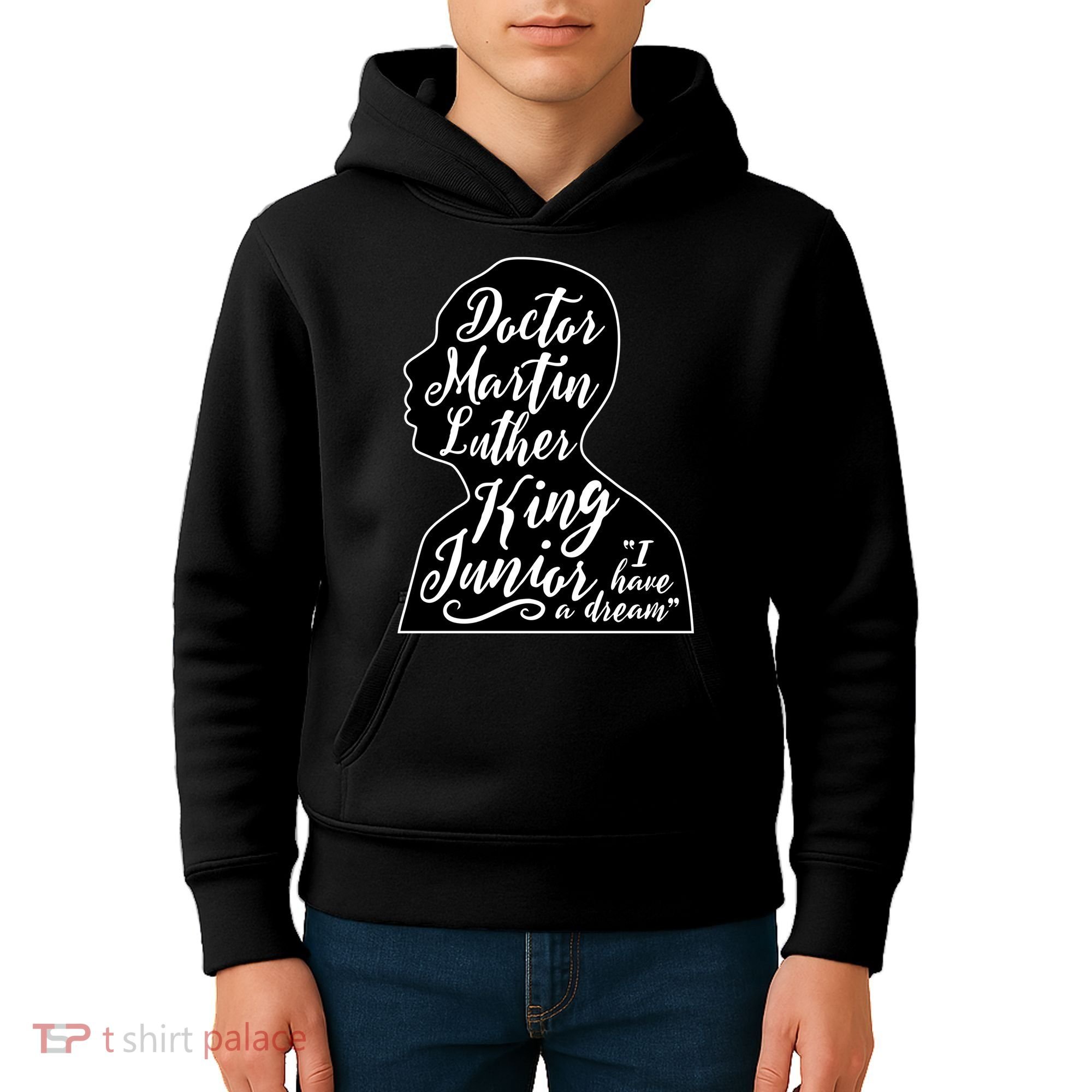 Martin Luther King Jr. I Have a Dream Silhouette Kids Hoodie