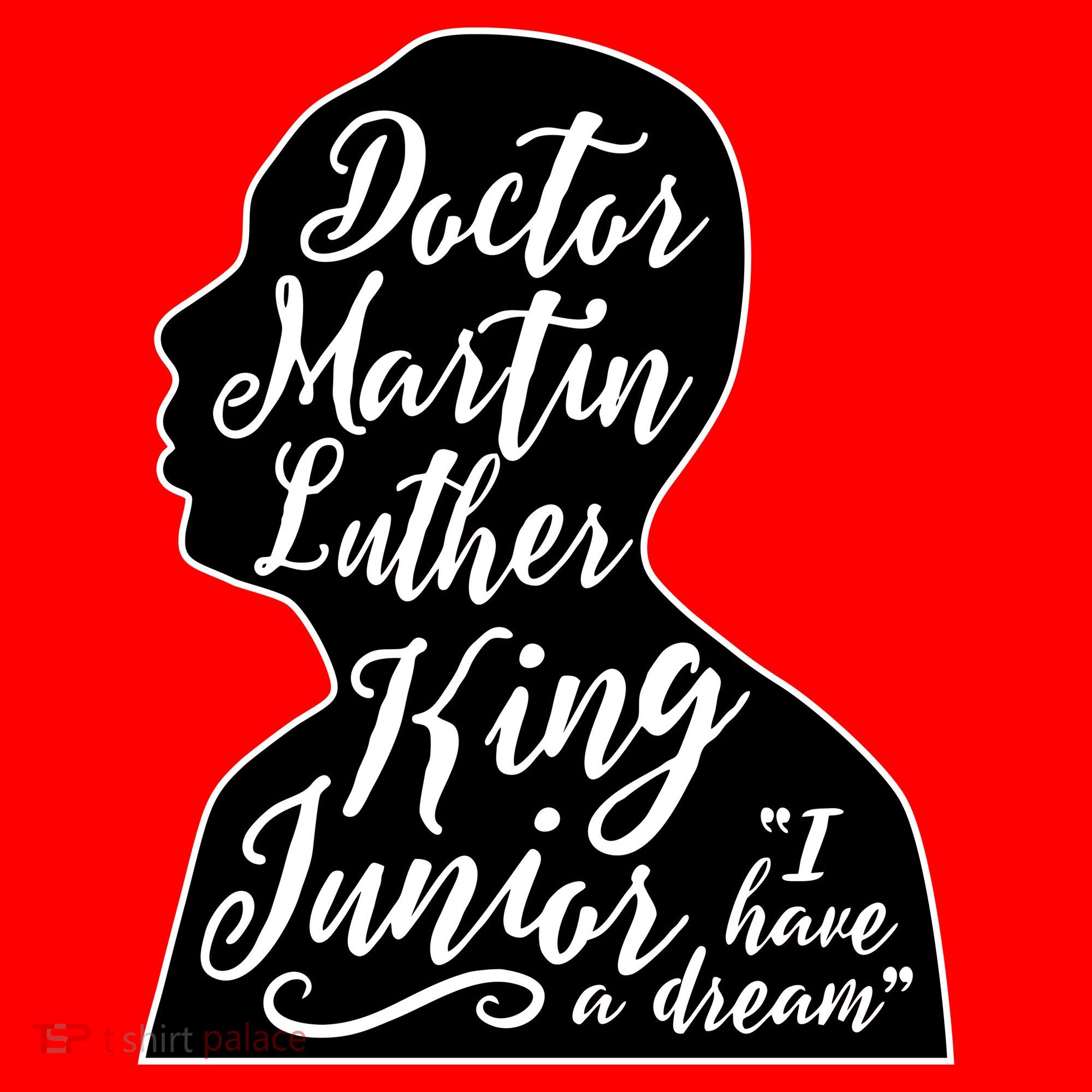Martin Luther King Jr. I Have a Dream Silhouette Santa Hat