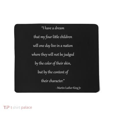 Martin Luther King Jr. Quote Mousepad