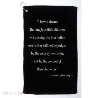Martin Luther King Jr. Quote Golf Towel