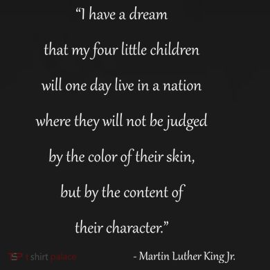 Martin Luther King Jr. Quote Women's V-Neck T-Shirt