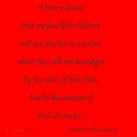 Martin Luther King Jr. Quote Santa Hat thumb 1