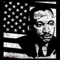 Martin Luther King Jr Distressed MLK Flag Doggie Tank thumb 4