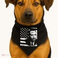 Martin Luther King Jr Distressed MLK Flag USA-Made Doggie Bandana thumb 1