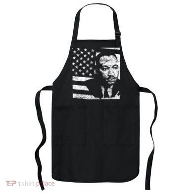 Martin Luther King Jr Distressed MLK Flag Apron