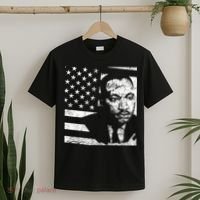 Martin Luther King Jr Distressed MLK Flag T-Shirt thumb 2