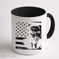 Martin Luther King Jr Distressed MLK Flag Coffee Mug thumb 1