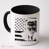 Martin Luther King Jr Distressed MLK Flag Coffee Mug thumb 0